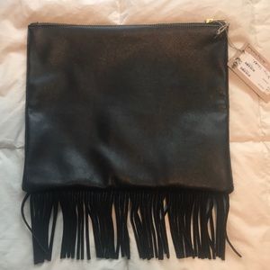 Beautiful boutique real leather clutch!